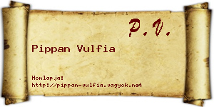 Pippan Vulfia névjegykártya